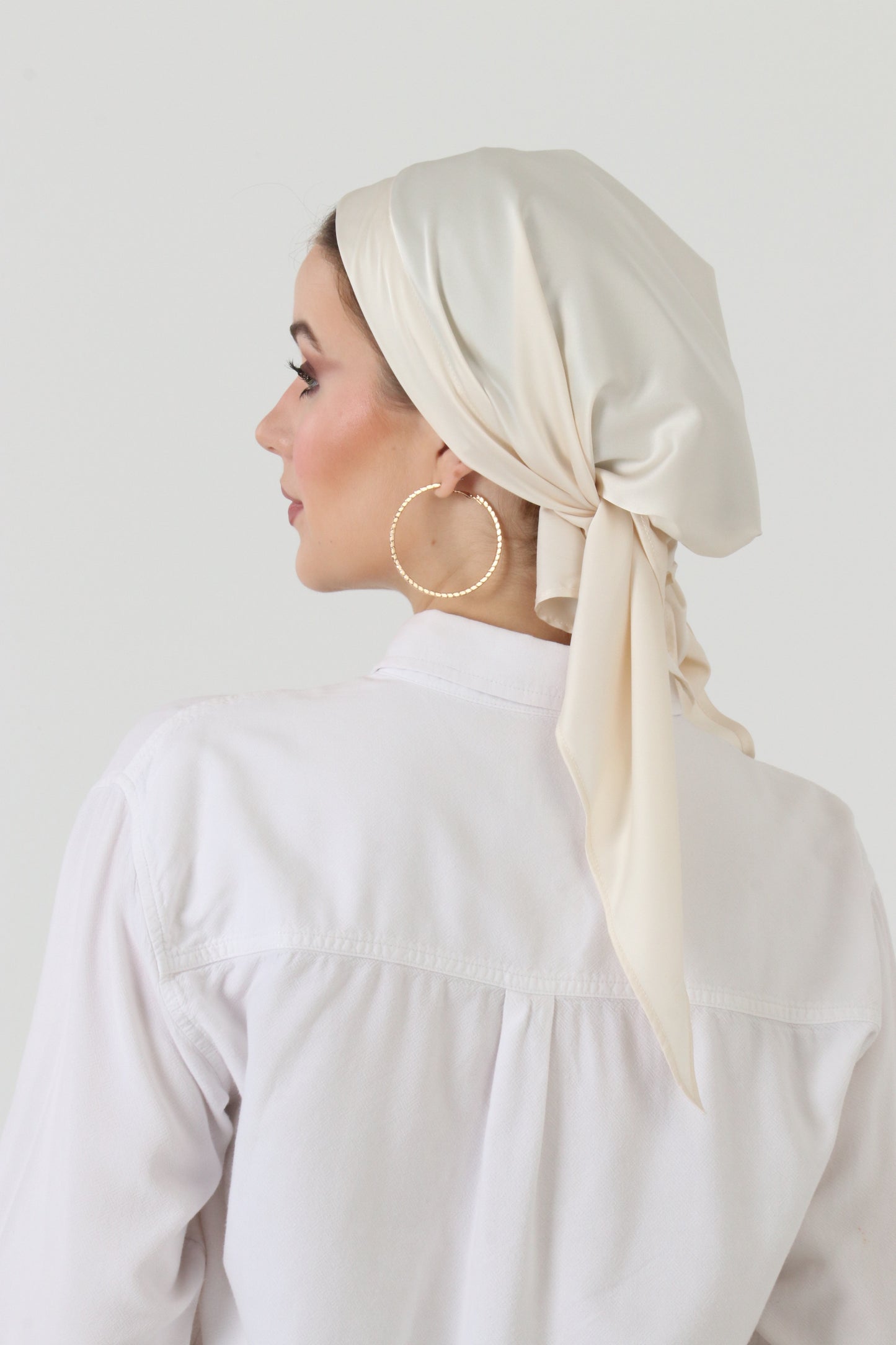 Armani Silk Wrap - Creamy