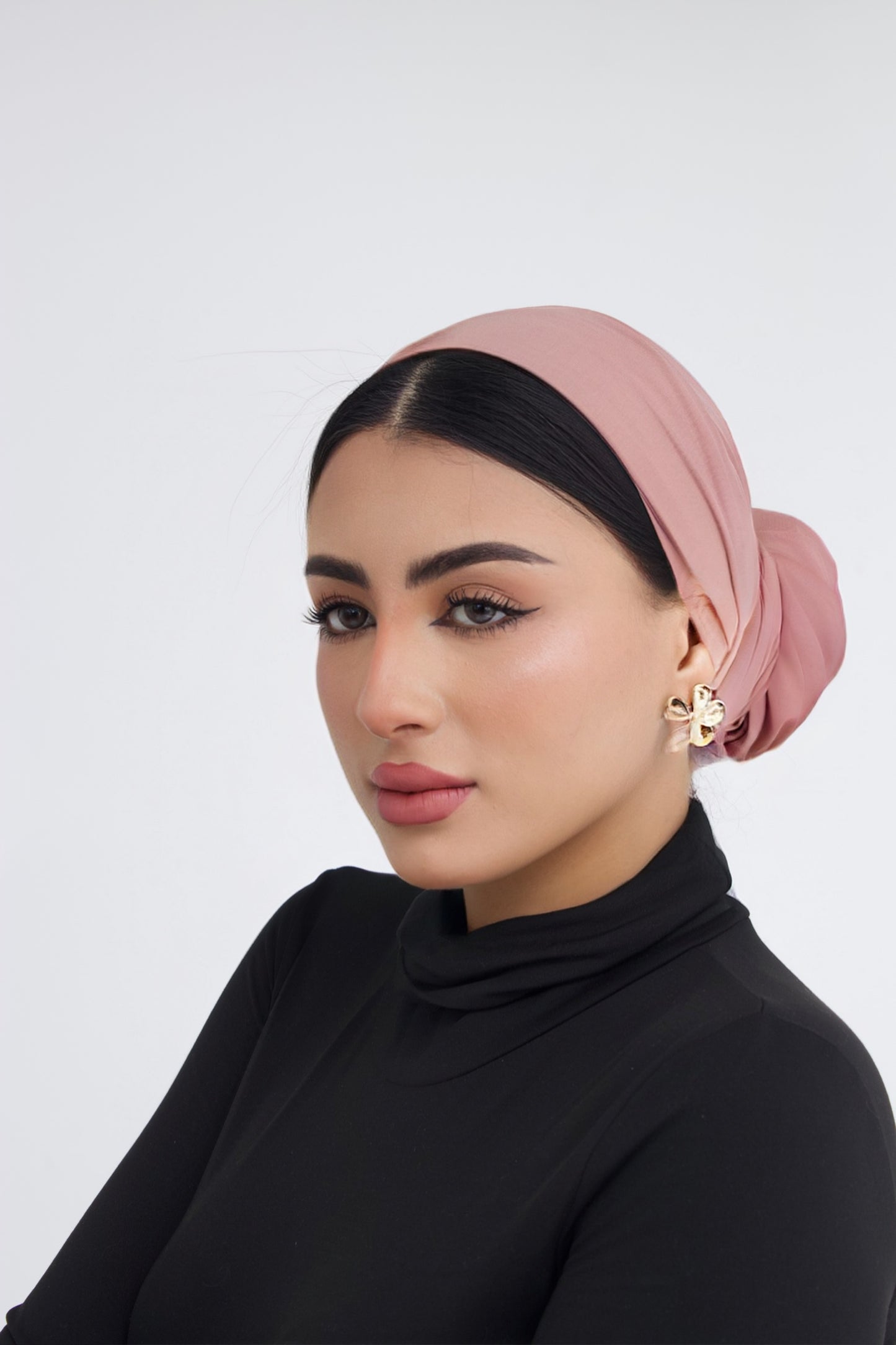 The Classic Turban - Nude Pink