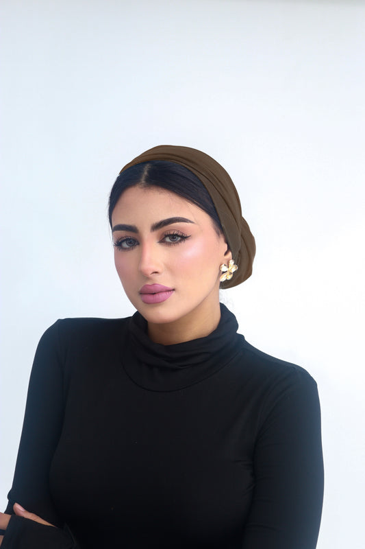 The Classic Turban - Dusty Brown