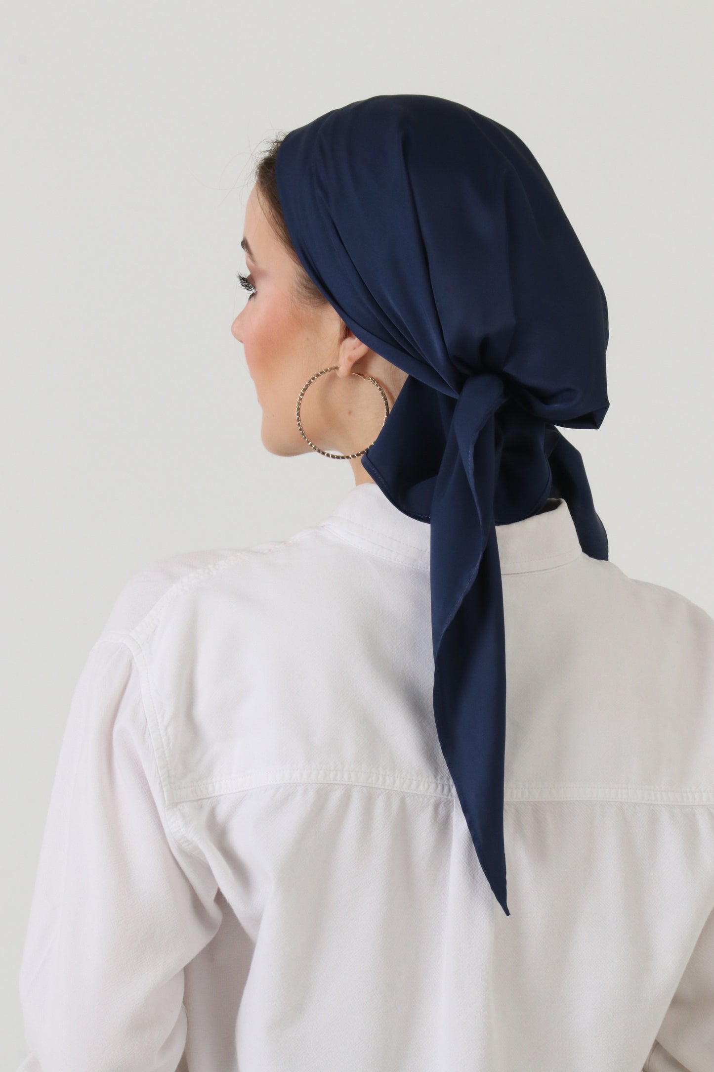 Armani Silk Wrap - Navy