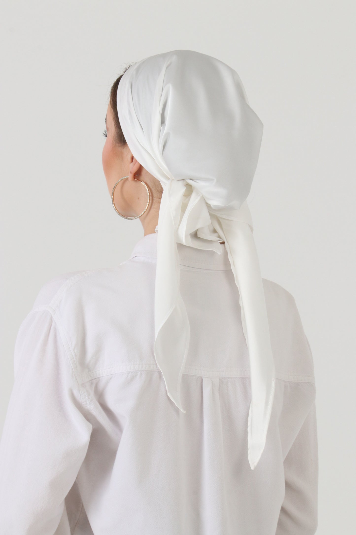 Armani Silk Wrap - White