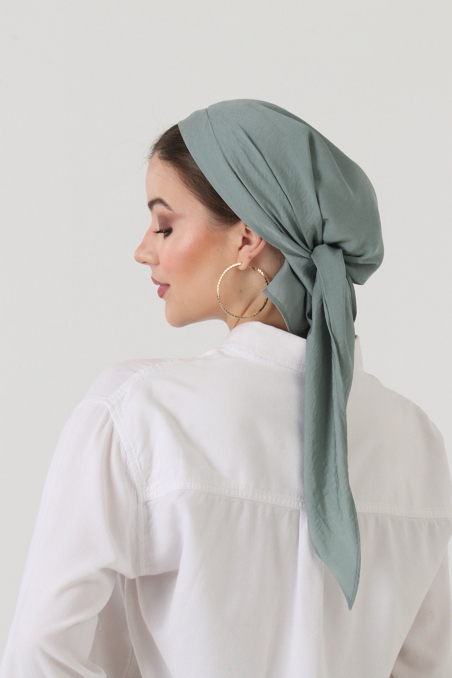 Marble Crush Silk - Soft Turquoise