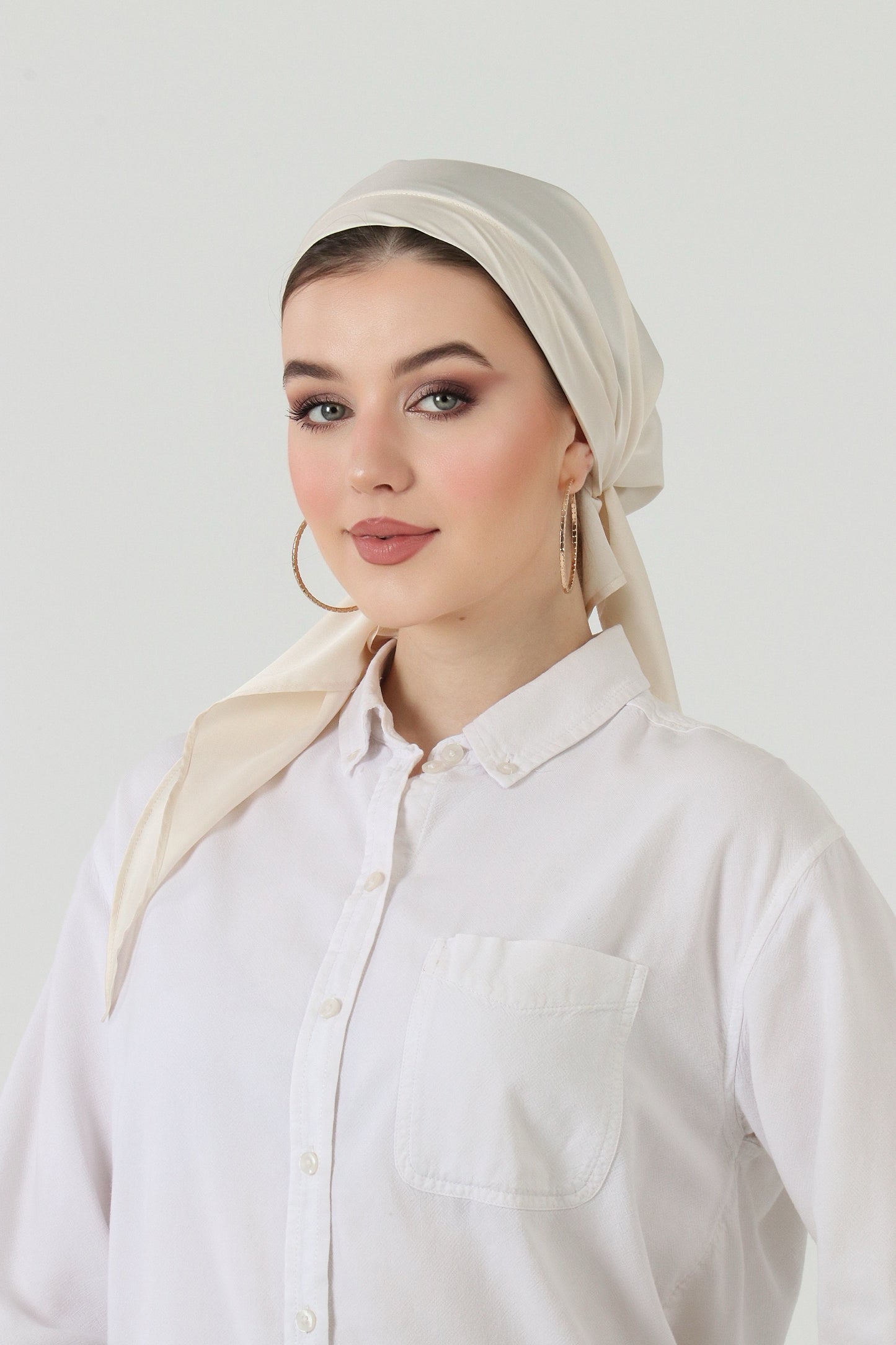 Armani Silk Wrap - Creamy