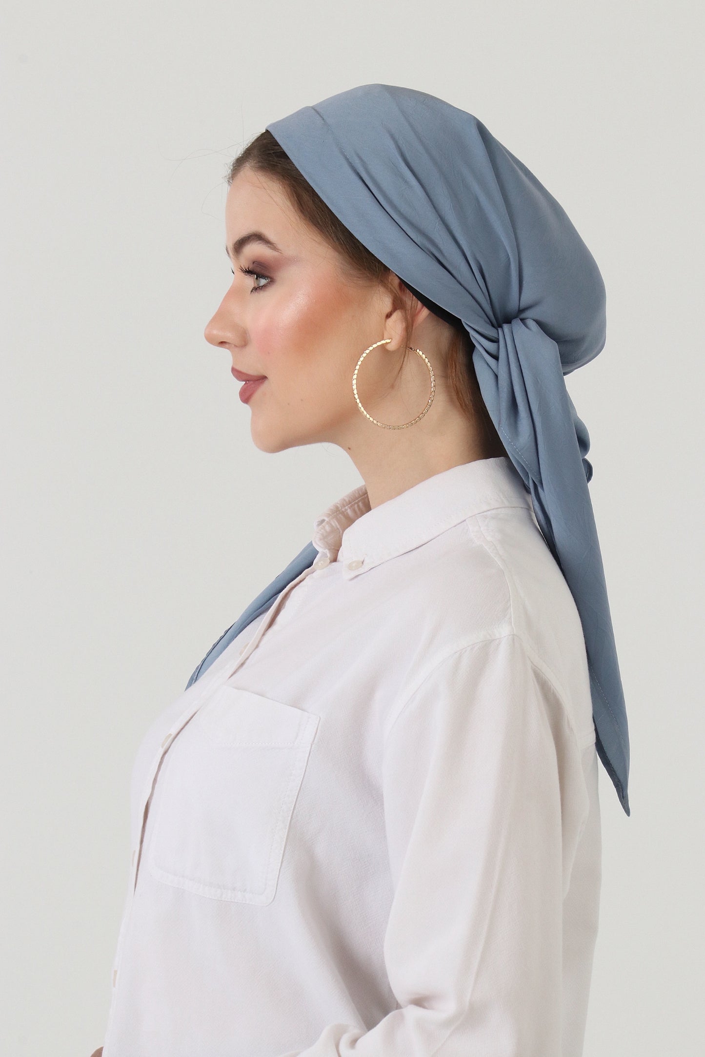 Marble Crush Silk - Powder Blue