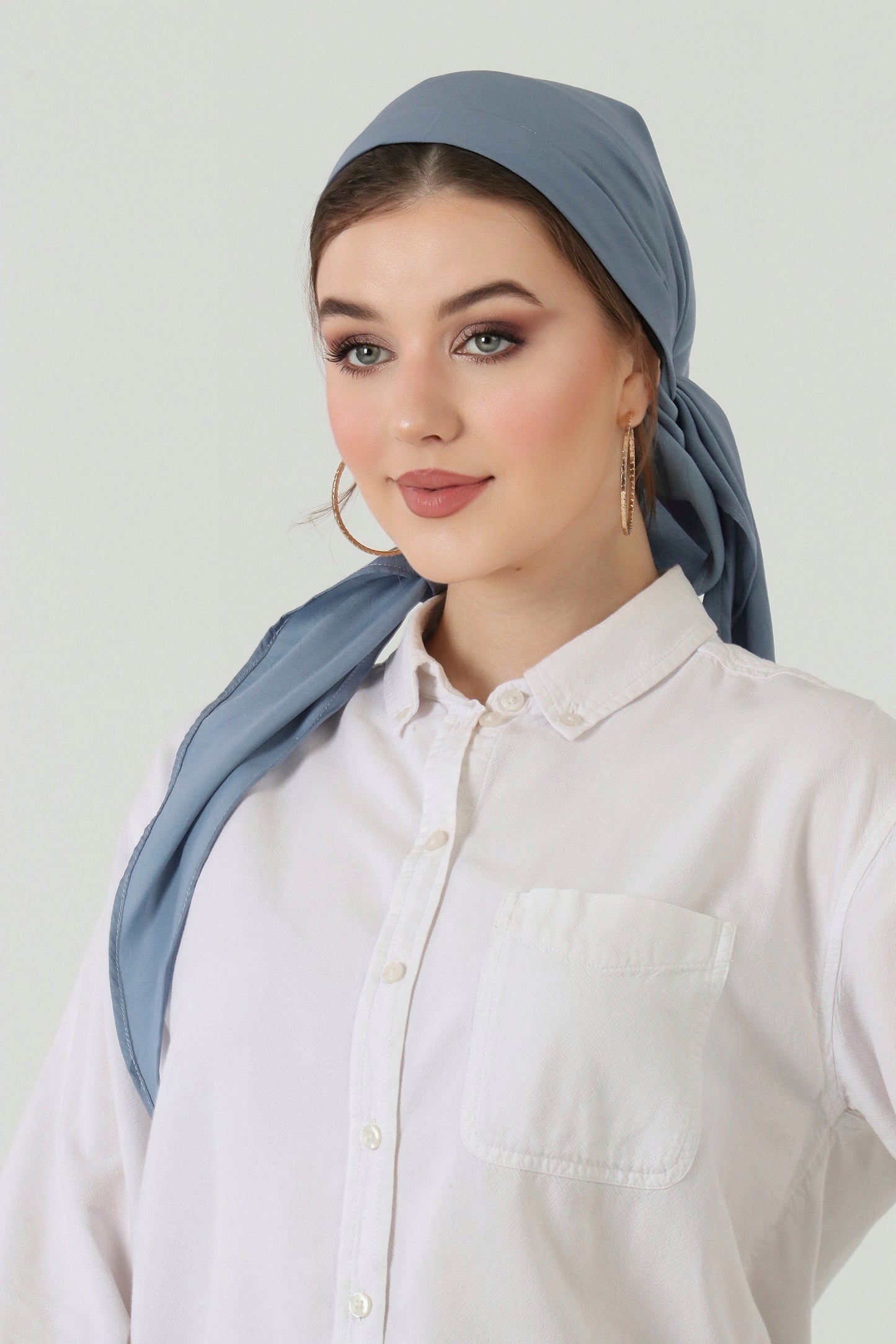 Marble Crush Silk - Powder Blue