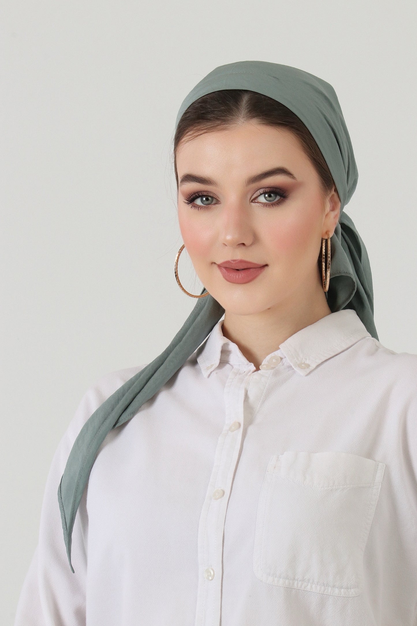 Marble Crush Silk - Soft Turquoise